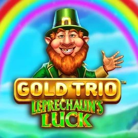 Gold Trio Leprechaun's Luck by Playtech, showcased at spinsteincasinoo.com – game logo