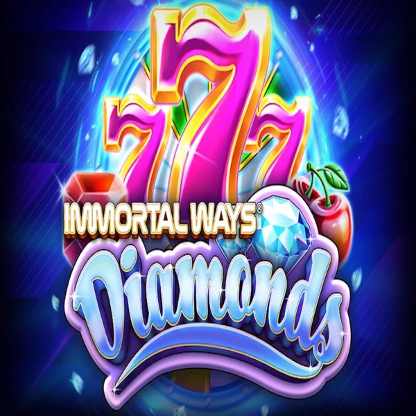 Immortal Ways Diamonds casino game by RubyPlay – featured logo at Spinstein Casino