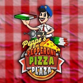 Peppe’s Pepperoni Pizza Plaza casino game by Pragmatic Play – featured logo at Spinstein Casino