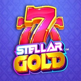 Stellar Gold logo by Snowborn Games at Spinstein Casino